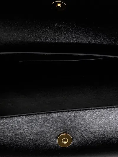 Jil Sander Cannolo Black Nappa Leather Mini Bag In Black