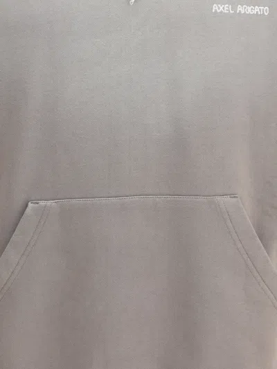 Axel Arigato Cotton Hoodie In Gray