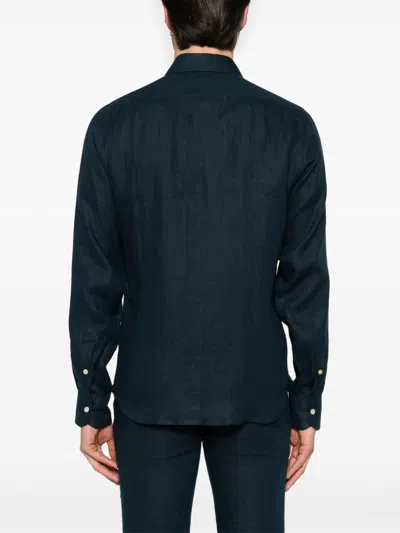 Kiton Collared Shirt With Pockets And Long Sleeves