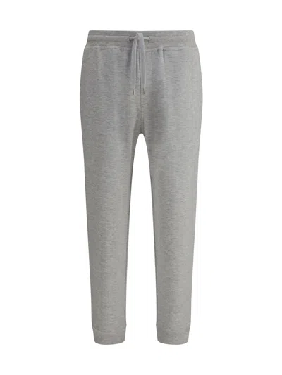 Brunello Cucinelli Stylish Cotton Jogger Trousers In Gray