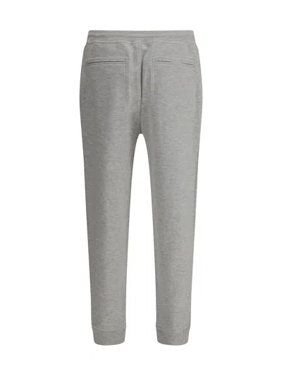 Brunello Cucinelli Stylish Cotton Jogger Trousers In Gray