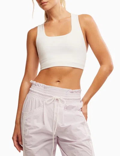 Fp Movement Women's Win Win Sports Bra In White