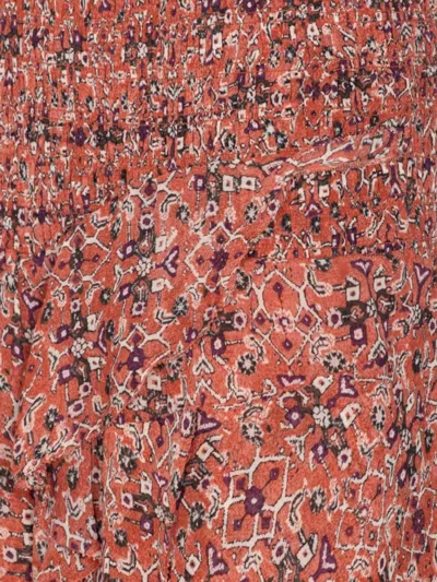 Isabel Marant Étoile Isabel Marant Etoile Multicolour Viscose Skirts In Brown