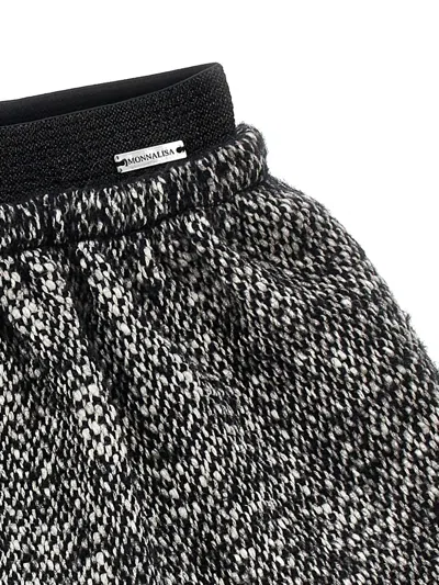 Monnalisa Tweed-minirock In Black