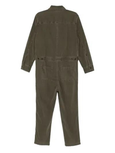 弹性人字斜纹针织连体长裤