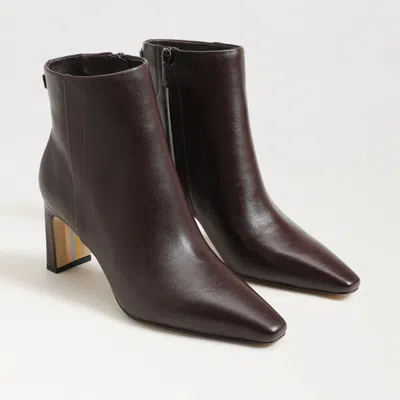 Sam Edelman Saige Heeled Booties Spiced Pecan In Brown