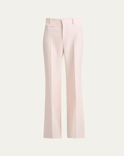 Chloé High-rise Wide-leg Suiting Trousers In Pink