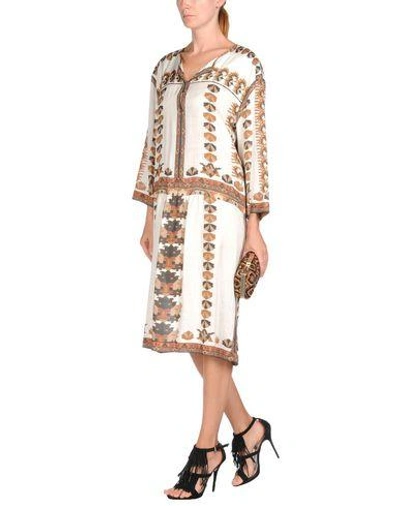 Shop Isabel Marant Knee-length Dress In Ivory