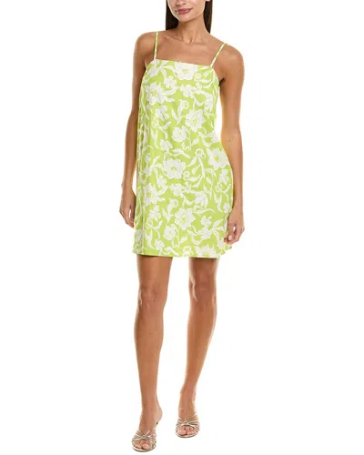 Flora Bea Nyc Zora Linen-blend Mini Dress In Multi