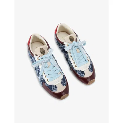 Kurt Geiger Fabric Patent Islington Sneaker