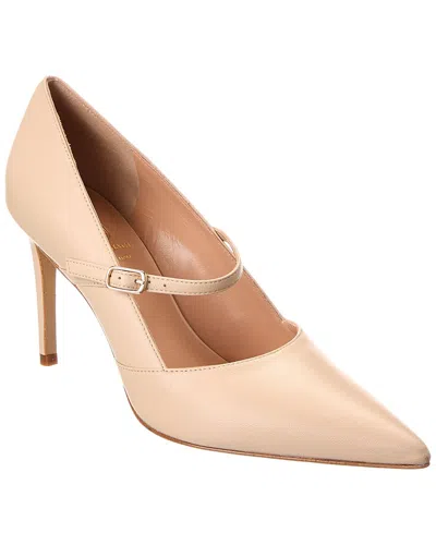 M By Bruno Magli Panna Leather Pump In Neutral