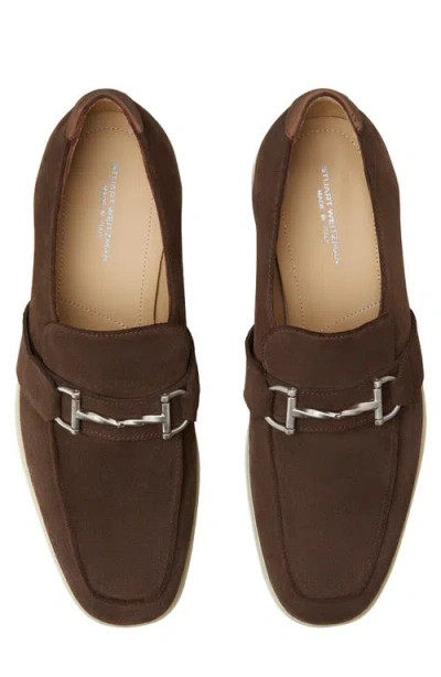 Stuart Weitzman Aurelio Loafer In Brown
