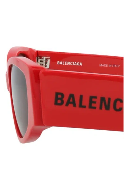 Balenciaga Cat Eye-frame Recycled Acetate Sunglasses In Red