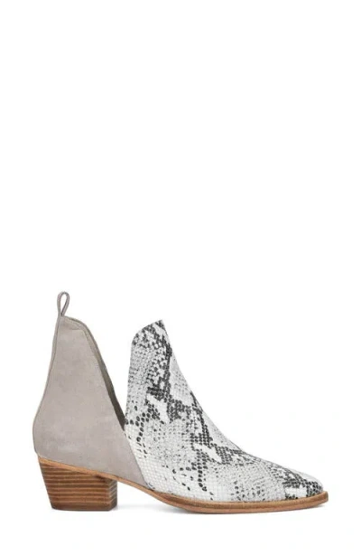 Vintage Foundry Kara Block Heel Bootie In Gray