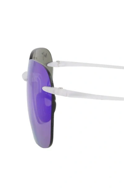 Maui Jim Core 50mm Polarized Square Sunglasses In Metallic