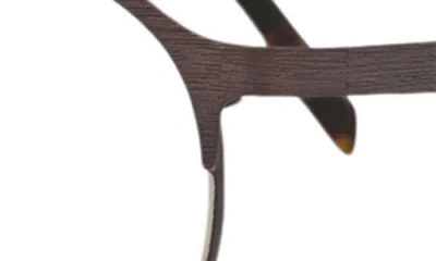 Maui Jim 51mm Round Optical Frames In Brown