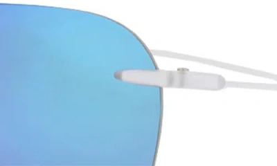 Maui Jim Core 50mm Polarized Square Sunglasses In Metallic