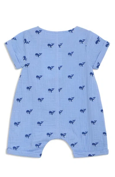 Jojo Maman Bébé Jojo Maman Bebe Whale Print Cotton Gauze Romper