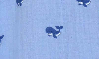 Jojo Maman Bébé Jojo Maman Bebe Whale Print Cotton Gauze Romper