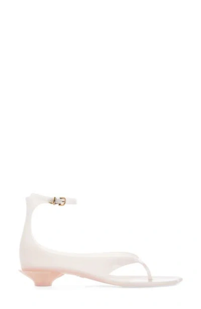 Chloé Chloe Women Pastel Pink Tpu Chloe Jelly Thong Sandals