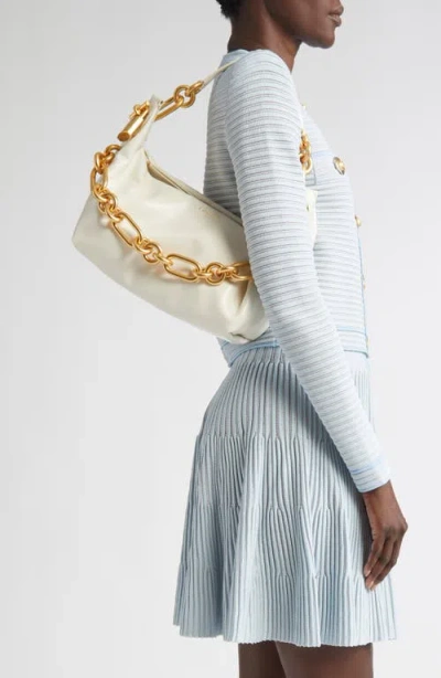 Balmain Medium Sync Bag In Calfskin Leather