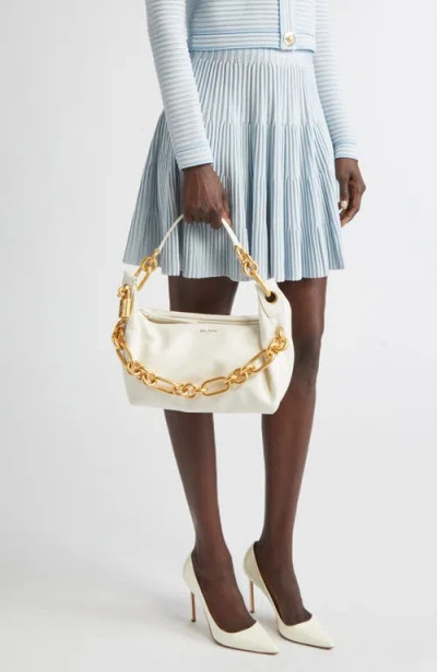 Balmain Medium Sync Bag In Calfskin Leather