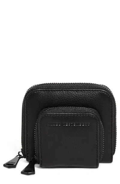 Aimee Kestenberg Bowery Double Zip Around Wallet In Black