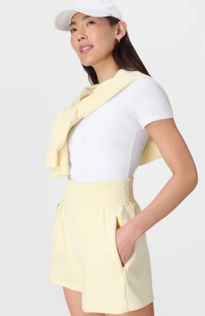 Sweaty Betty Women's Sand Wash Cloudweight Shorts In Yellow