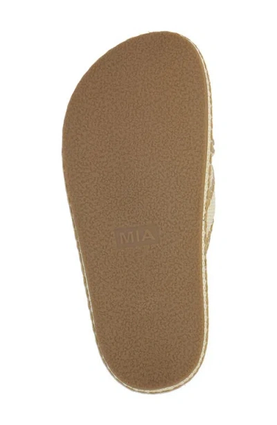 Mia Women's Giade Raffia Slip-on Sandals In Neutral