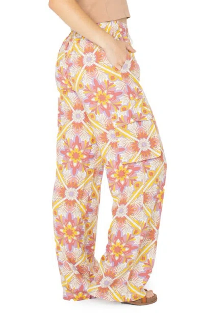 Roxy Precious Floral Cargo Pants In Multi