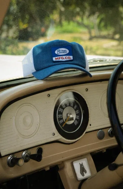 Brixton Phillips Netplus Trucker Hat In Blue