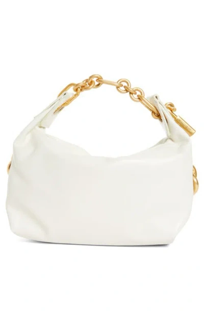 Balmain Sync Chain Mini Top-handle Bag In Calfskin Leather
