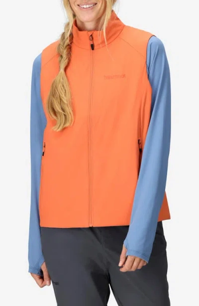Marmot Novus Lt Insulated Vest In Orange