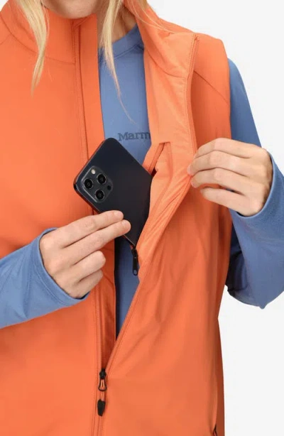 Marmot Novus Lt Insulated Vest In Orange