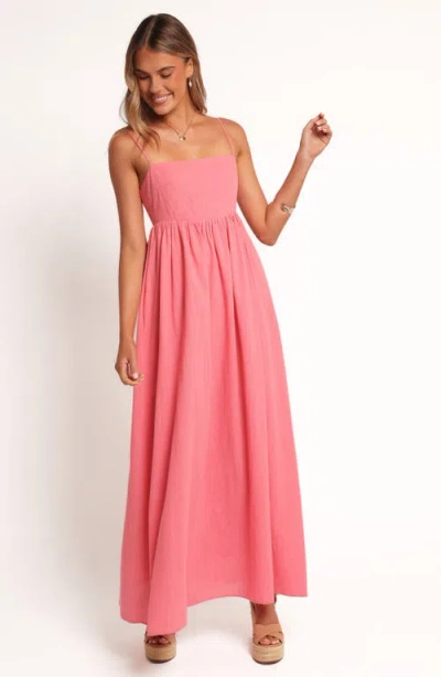 Petal And Pup Petal & Pup Odessa Cotton Maxi Sundress In Pink