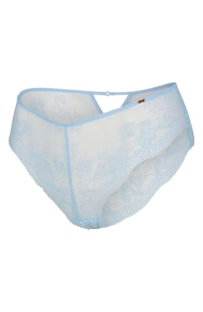 Savage X Fenty Top Drawer Lace Cheeky Briefs In White