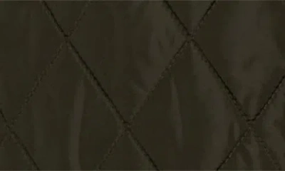 Burberry Quilted Country Jacket Corduroy Collar In Green