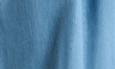 Steve Madden Mary Sleeveless Denim Shirtdress In Blue