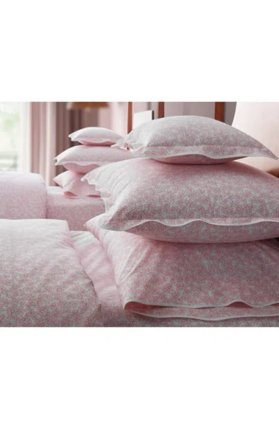 Matouk Margot 500 Thread Count Cotton Percale Sham In Pink