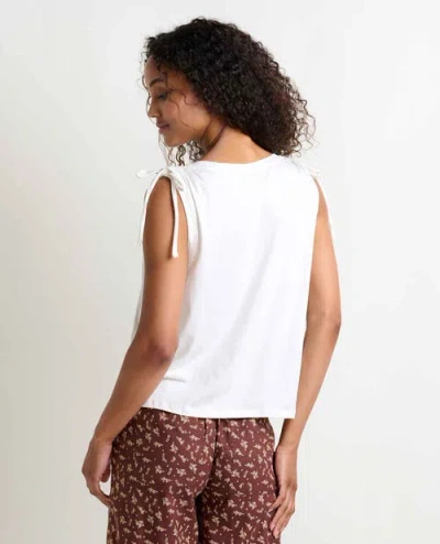 Toad And Co Anza Cinch Tank Top In Egret In White