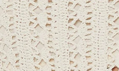 Roxy Juniors' Sea Swirl Crochet Midi Skirt In Neutral