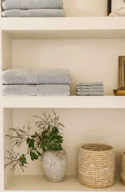 Cozy Earth Luxe Set Of 2 Bath Sheets In Blue