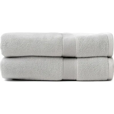 Cozy Earth Luxe Set Of 2 Bath Towels In Neutral