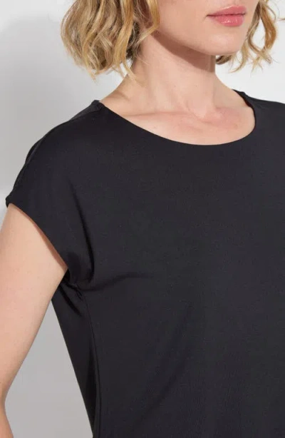 Lyssé Tials Cap Sleeve T-shirt In Black