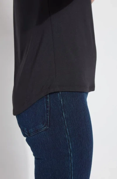 Lyssé Tials Cap Sleeve T-shirt In Black