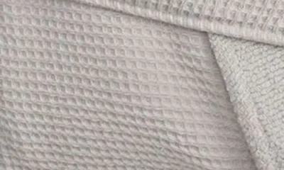 Cozy Earth Waffle Terry Robe In Gray