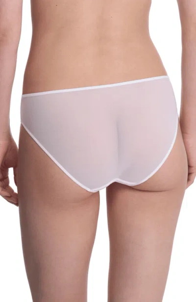 Natori Flora Bikini Panties White In White