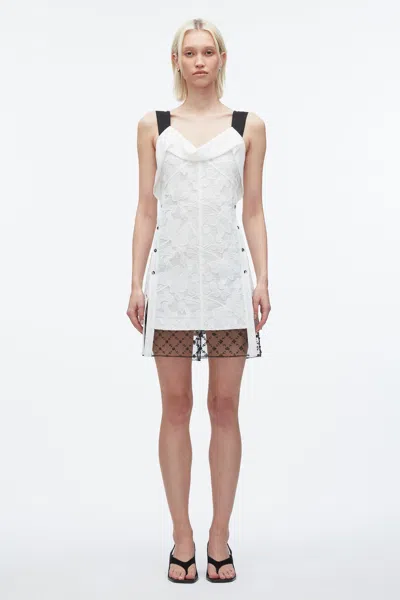 3.1 Phillip Lim Sleeveless Corded Lace Minidress In White