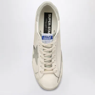 Golden Goose Super-star Nappa Upper Nabuk Star Suede Tongue Heel And Spur In White