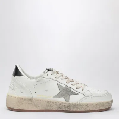 Golden Goose Deluxe Brand White Low Top Sneakers With Star Patch